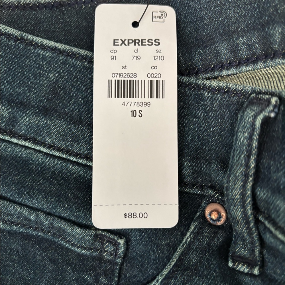 Express Women's Dark Blue Denim Jeans